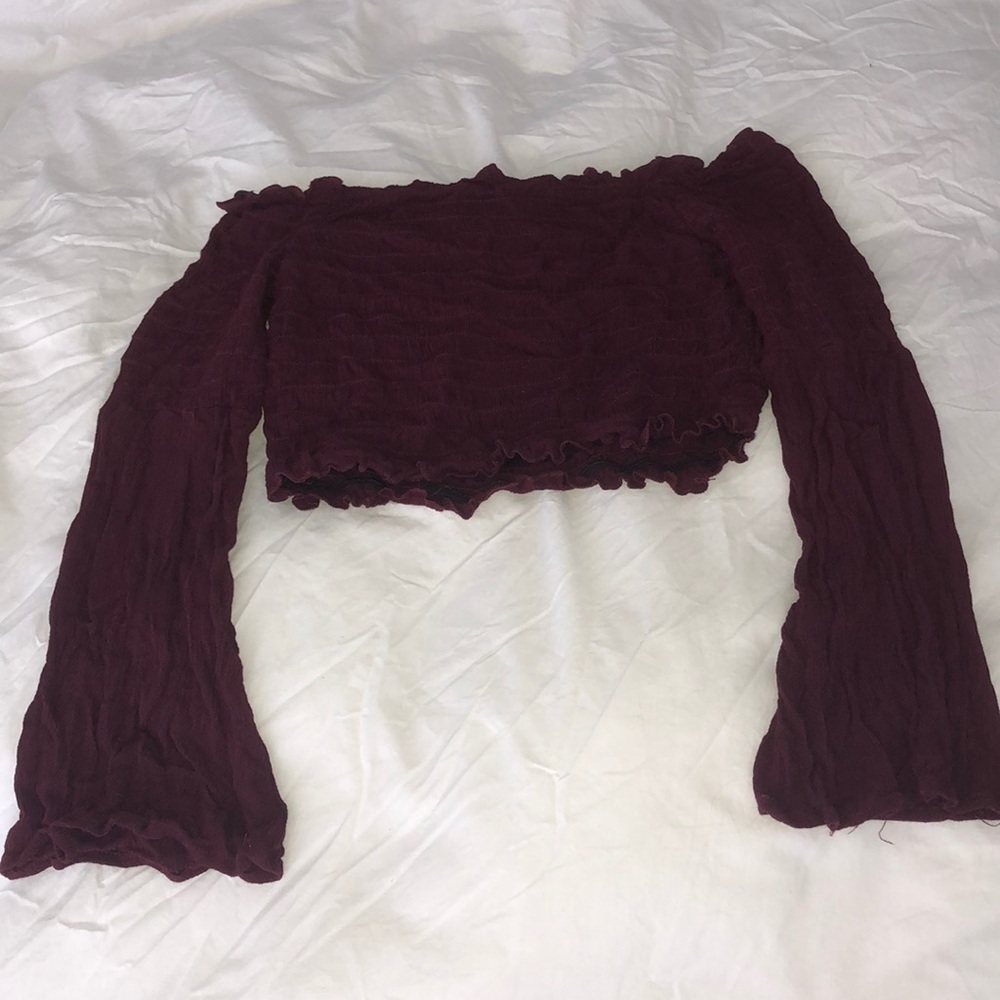 LA Hearts crop top
